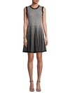 KATE SPADE Dashing Beauty Textured Fit-&-Flare Sweater Dress