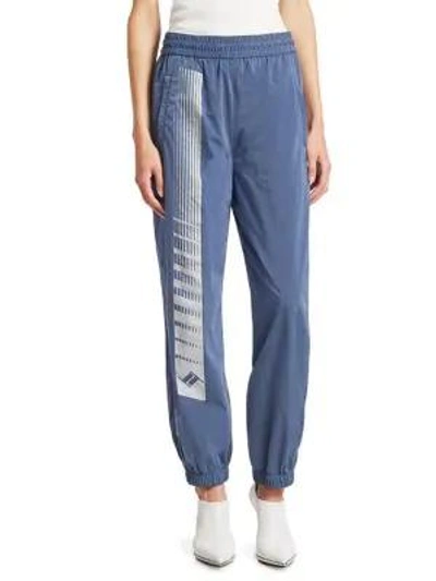 Alexander Wang T Washed Track Trousers In Sky