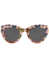 VERSACE TRIBUTE BUTTERFLY PRINT SUNGLASSES