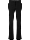 L'autre Chose Tailored Slim-fit Trousers In Black