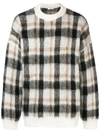 CMMN SWDN PLAID KNITTED SWEATER