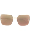 CARTIER PANTHÈRE DE CARTIER BUTTERFLY-FRAME SUNGLASSES