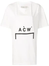 A-COLD-WALL* A-COLD-WALL* OVERSIZED LOGO T-SHIRT - WHITE