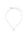 Ferragamo Gancio Crystal-embellished Necklace In Silver