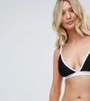 WOLF & WHISTLE FULLER BUST EXCLUSIVE MONOCHROME TRIANGLE BIKINI TOP DD - G CUP - MULTI,PPFB1529
