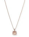 David Yurman Chatelaine 18k Rose Gold Morganite Necklace