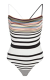 MISSONI STRIPED ONE-PIECE SWIMSUIT,677430