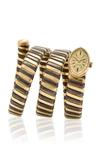 Vintage Bulgari 18k Gold Tubogas Watch In Gold