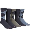 TOMMY HILFIGER MEN'S 5-PK. ARGYLE PREMIUM CREW SOCKS