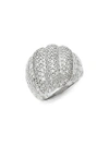 JOHN HARDY Sterling Silver & Diamond Ring,0400096044408