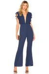 ABOUT US ARINA RUFFLED JUMPSUIT,ABOR-WC19