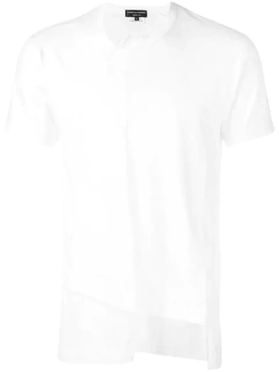 Comme Des Garçons Homme Deux Comme Des Garçons Homme Plus Asymmetric Short-sleeve T-shirt - White