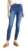 MADEWELL 10" High Rise Button Front Jeans