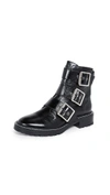 RAG & BONE CANNON BUCKLE BOOTS