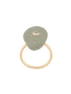 CVC STONES 18KT YELLOW GOLD ARAVALLI PEBBLE DIAMOND RING