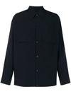 LEMAIRE LEMAIRE POCKET DETAIL SHIRT - 蓝色