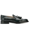 CHURCH'S CHURCH'S BROGUE DETAIL LOAFERS - BLUE