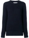 MARGARET HOWELL MARGARET HOWELL FISHERMANS RIB SWEATER - BLUE