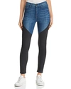 HUDSON BARBARA COATED SUPER SKINNY ANKLE JEANS IN TRIBULATION,WHA407DCJ