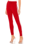 REPLICA LOS ANGELES REPLICA LOS ANGELES CASHMERE TRACK PANT IN RED.,RLER-WP5