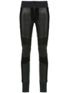 ANDREA BOGOSIAN PANELLED LEATHER TROUSERS