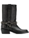 ASH ASH NELSON BOOTS - 黑色