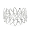 ADRIANA ORSINI Calla Crystal Large Open Cuff Bracelet,0400098375595