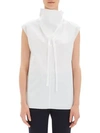 THEORY Funnelneck Tie Top