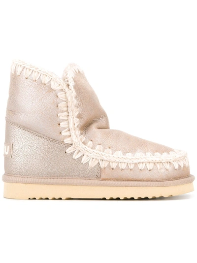 Mou 'eskimo' Boots In Neutrals