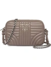 PRADA PRADA DIAGRAMME BAG - BROWN