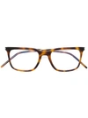 SAINT LAURENT RECTANGULAR SHAPED GLASSES