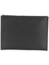 SAINT LAURENT EMBOSSED LOGOS CLUTCH BAG