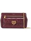 GIVENCHY GIVENCHY EMBOSSED CHAIN WALLET - PURPLE
