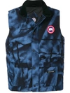Canada Goose Freestyle Crew Padded Shell-down Gilet In Blue