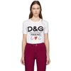 DOLCE & GABBANA White 'Friends' T-Shirt