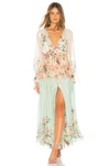 ROCOCO SAND RUCHED LONG DRESS,ROCS-WD38