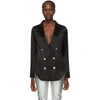 BALMAIN BALMAIN BLACK CREPE BLAZER