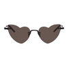 SAINT LAURENT BLACK NEW WAVE LOULOU SUNGLASSES