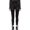 DOLCE & GABBANA DOLCE AND GABBANA BLACK SILK TROUSERS