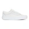 Vans White Og Old Skool Lx Sneakers In True White/true White