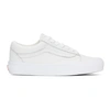 VANS White OG Old Skool LX Sneakers