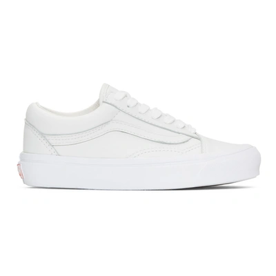 Vans White Og Old Skool Lx Sneakers