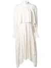 CHLOÉ CHLOÉ ASYMMETRIC DRESS - 白色