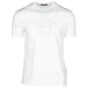 VERSACE MEN'S SHORT SLEEVE T-SHIRT CREW NECKLINE JUMPER,A77532A201952A001 M