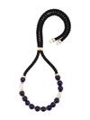 LIZZIE FORTUNATO RIPLAY BEAD EMBELLISHED NECKLACE