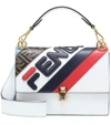 FENDI FENDI MANIA KAN I LEATHER SHOULDER BAG,P00354130