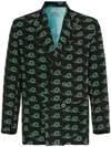 ASHLEY WILLIAMS ROSE PRINT EXECUTIVE BLAZER