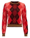 RAG & BONE Dex Argyle Sweater,W285640XD DEX CREW