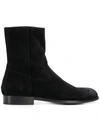 BUTTERO SIDE ZIP ANKLE BOOTS
