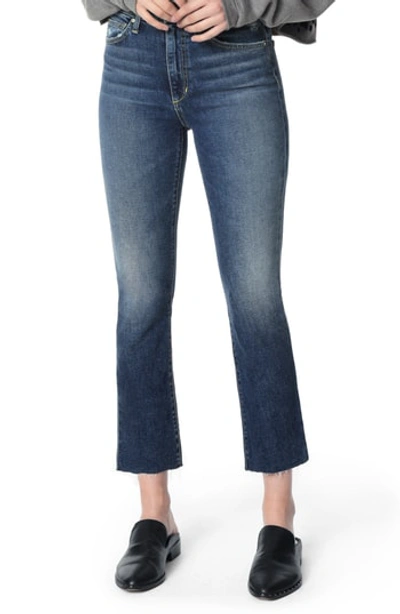 Joe's The Callie Raw-hem Distressed Cropped Jeans In Payton
